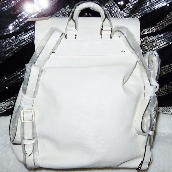 Large white backpack